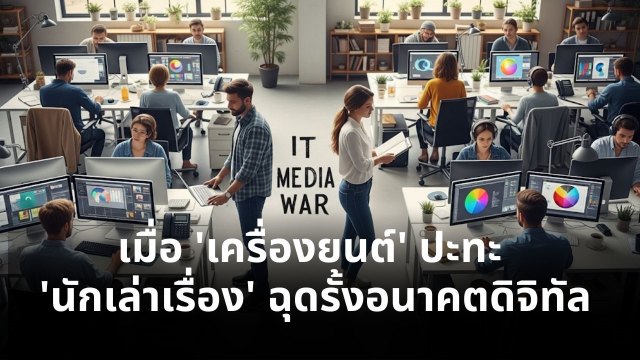 เมื่อ ‘เครื่องยนต์’ ปะทะ ‘นักเล่าเรื่อง’ ฉุดรั้งอนาคตสื่อดิจิทัล